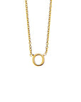 S/S PICCOLA INITIAL NECKLACE