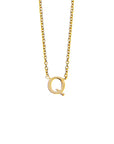 S/S PICCOLA INITIAL NECKLACE