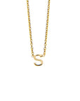 S/S PICCOLA INITIAL NECKLACE