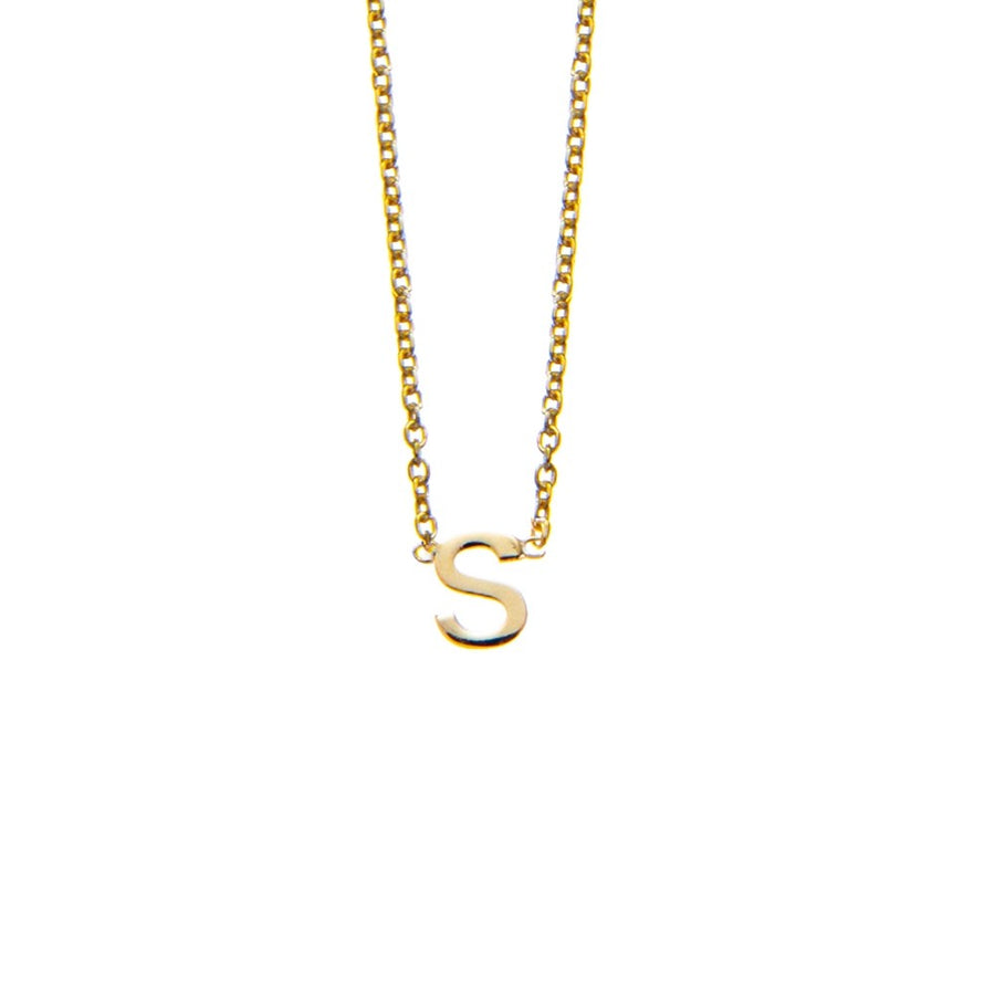 S/S PICCOLA INITIAL NECKLACE