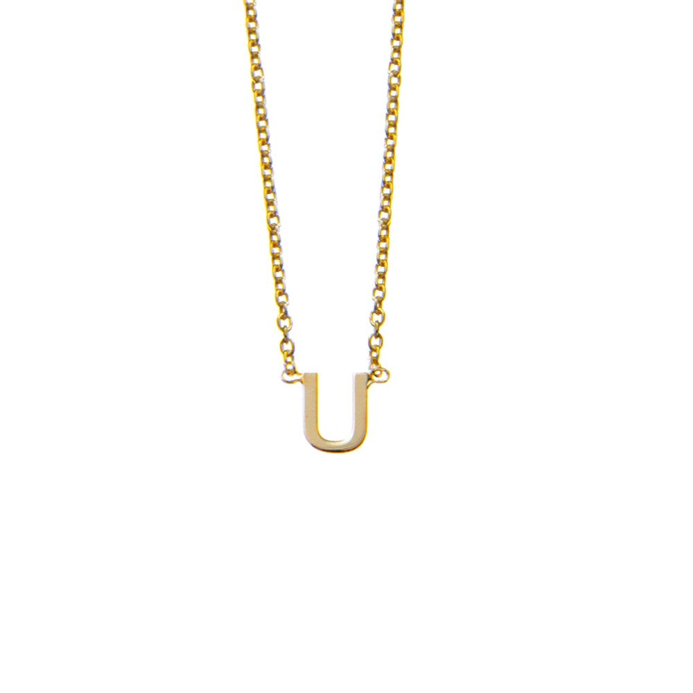 S/S PICCOLA INITIAL NECKLACE