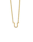 S/S PICCOLA INITIAL NECKLACE