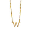 S/S PICCOLA INITIAL NECKLACE