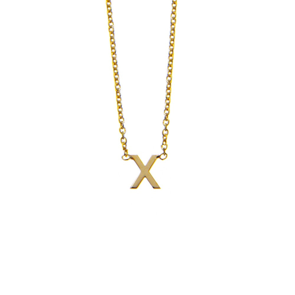 S/S PICCOLA INITIAL NECKLACE