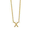 S/S PICCOLA INITIAL NECKLACE