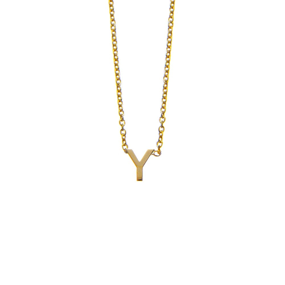 S/S PICCOLA INITIAL NECKLACE