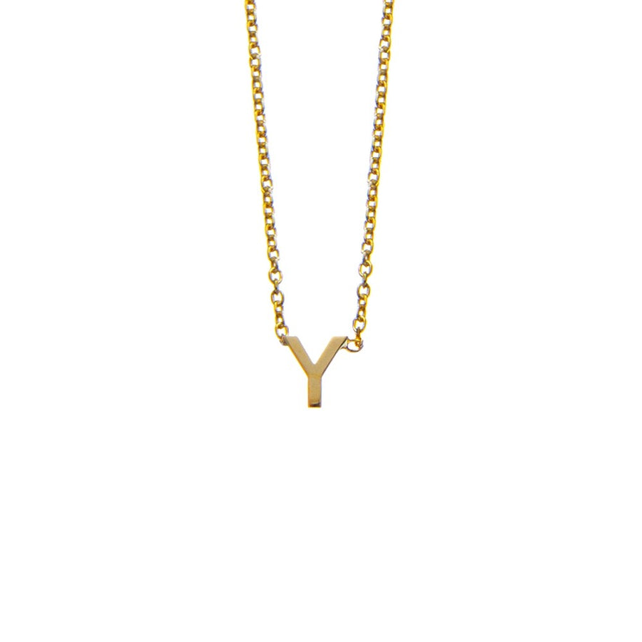 S/S PICCOLA INITIAL NECKLACE