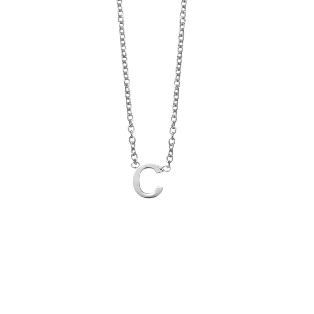 S/S PICCOLA INITIAL NECKLACE