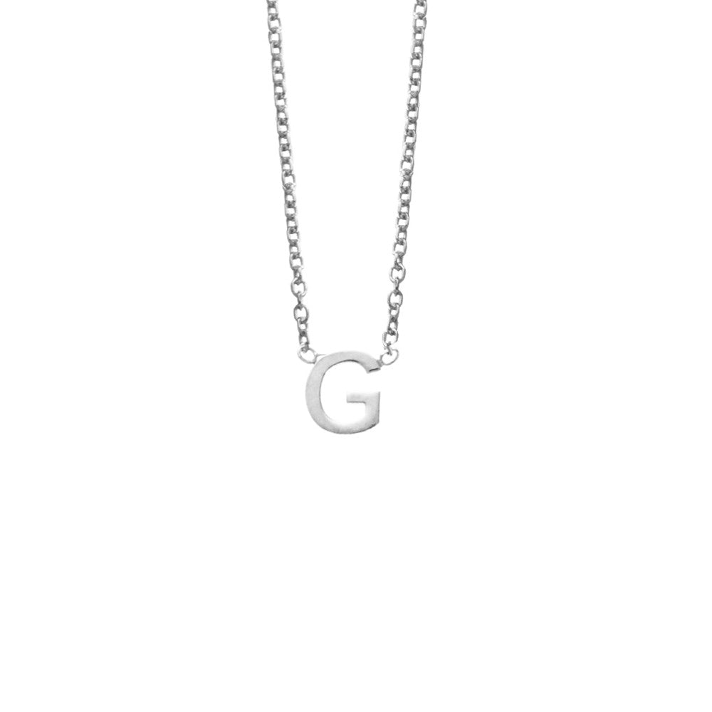 S/S PICCOLA INITIAL NECKLACE