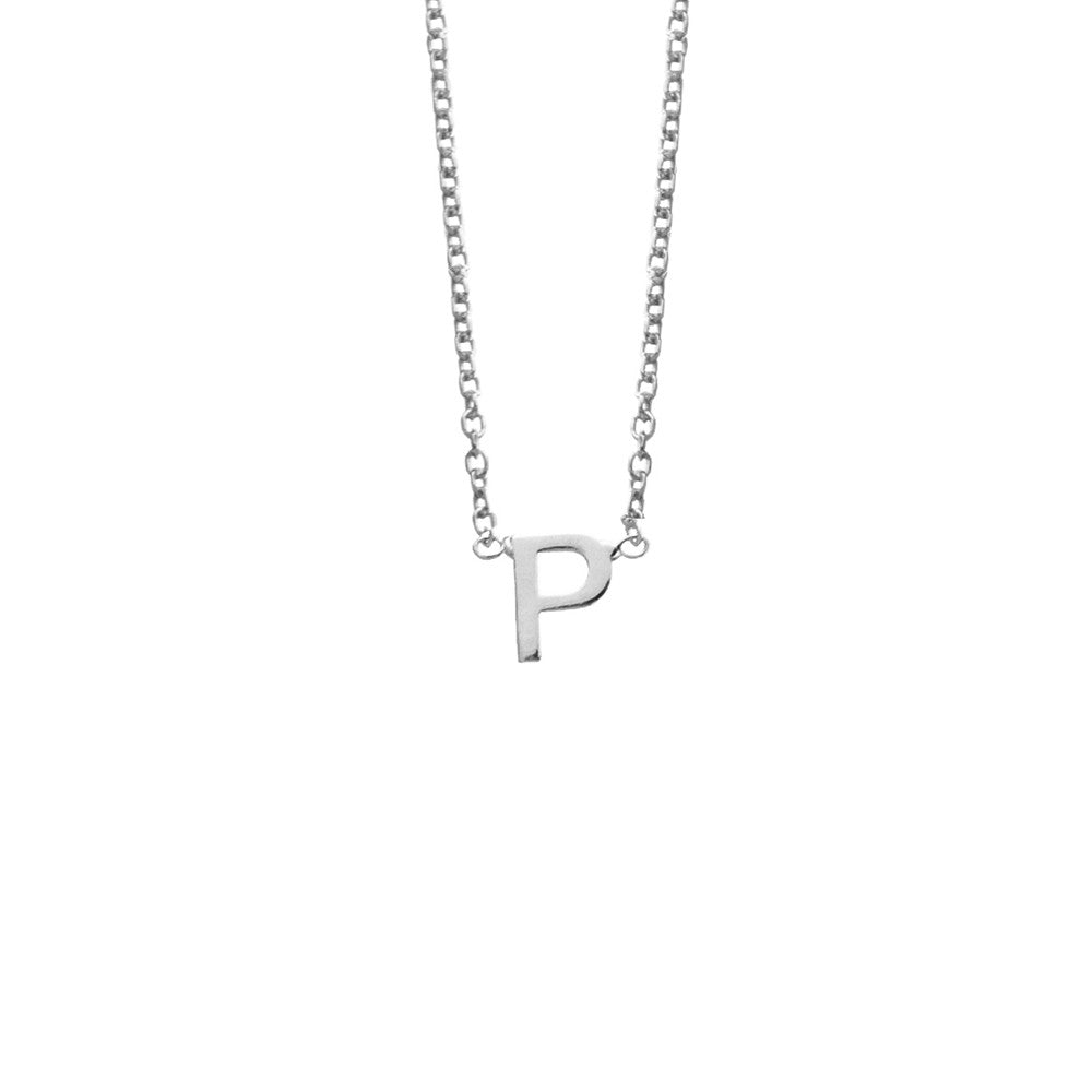 S/S PICCOLA INITIAL NECKLACE