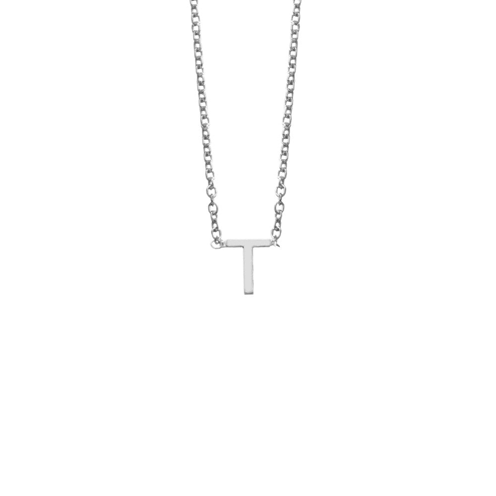 S/S PICCOLA INITIAL NECKLACE