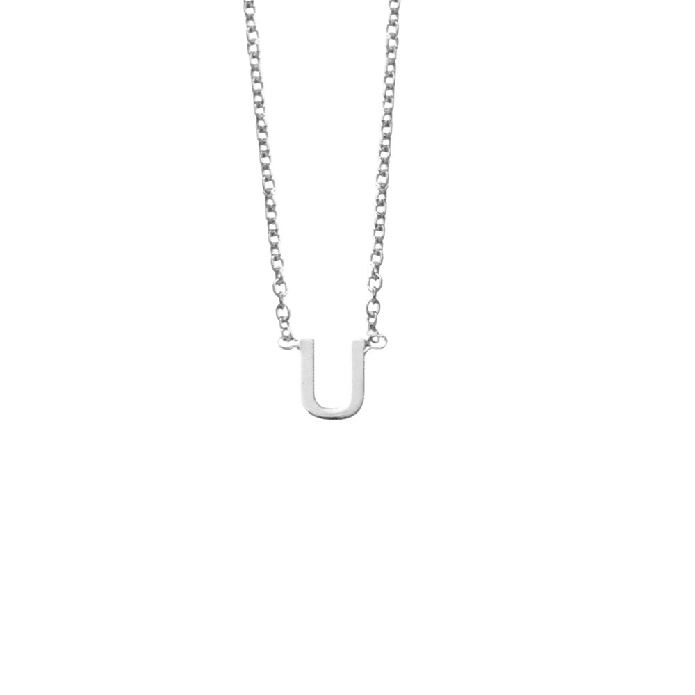 S/S PICCOLA INITIAL NECKLACE