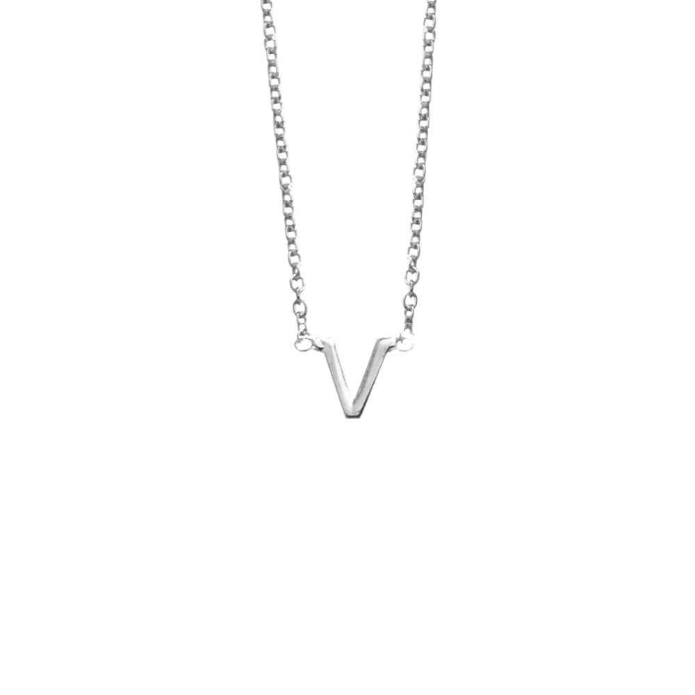 S/S PICCOLA INITIAL NECKLACE