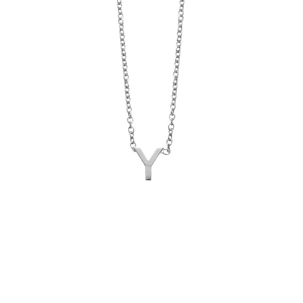 S/S PICCOLA INITIAL NECKLACE