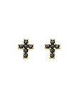 S/S CZ MINI CROSS STUDS