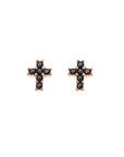 S/S CZ MINI CROSS STUDS