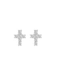 S/S CZ MINI CROSS STUDS