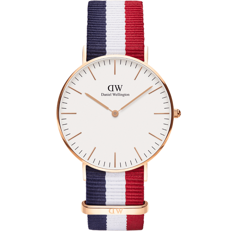 Daniel Wellington Classic 36 Cambridge Rose Gold & White Watch