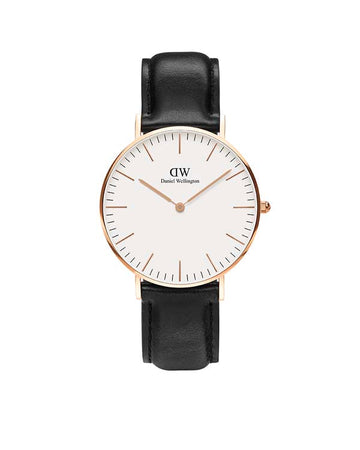 Daniel Wellington Classic 36 Sheffield Rose Gold & White Watch