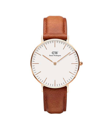 Daniel Wellington Classic 36 Durham Rose Gold & White Watch