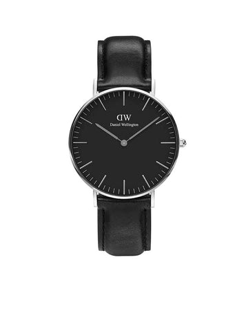 Daniel Wellington Classic 36 Sheffield Silver & Black Watch