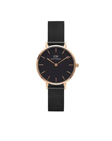 Daniel Wellington Petite 28 Ashfield Rose Gold & Black Watch