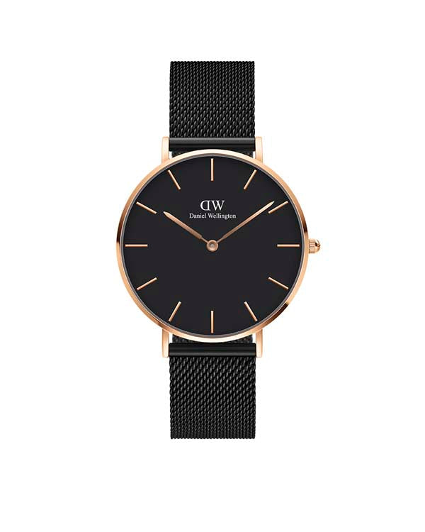 Daniel Wellington Petite 36 Ashfield Rose Gold &amp; Black Watch