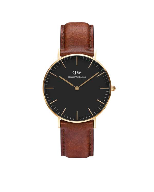 Daniel Wellington Classic 36 St Mawes Gold Black Watch