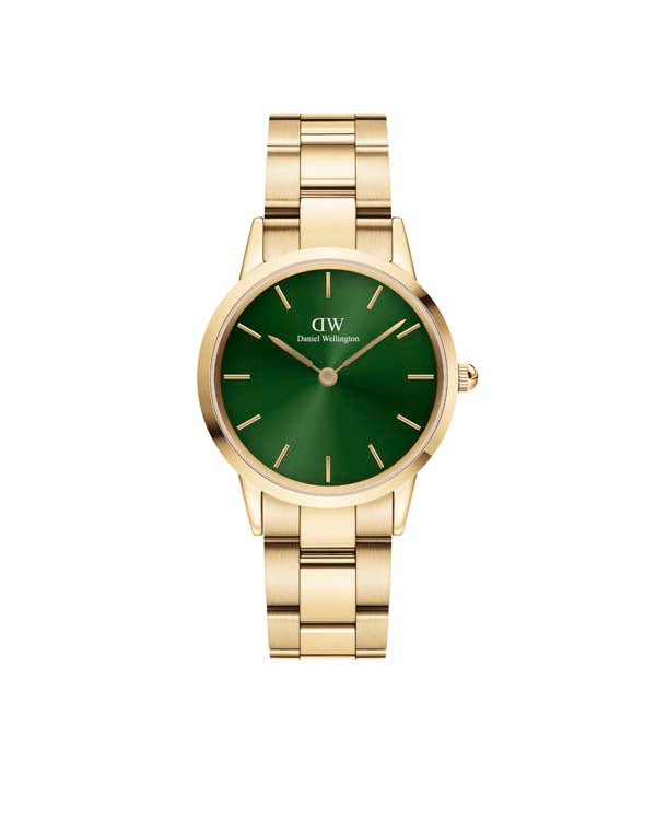 Daniel Wellington Iconic Link Emerald 32 Gold & Green Watch