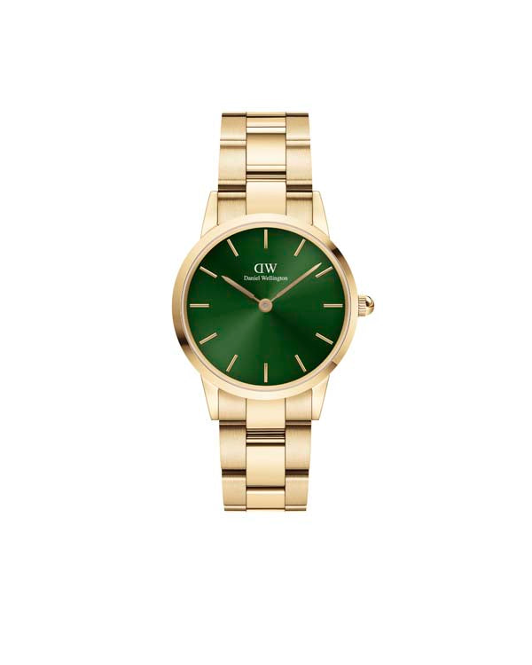 Daniel Wellington Iconic Link Emerald 28 Gold & Green Watch