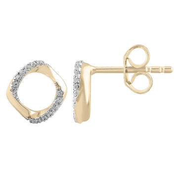 9CT KEYLANI DIAMOND EARRINGS