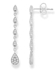 9CT VALERIA DIAMOND DROP EARRINGS