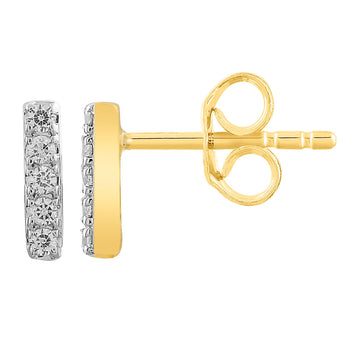 9CT ELOISA DIAMOND STUD EARRINGS