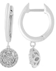 9CT ANDREA DIAMOND DROP EARRINGS