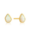 Ania Haie Opal Colour Stud Earrings - Gold