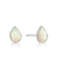 Ania Haie Opal Colour Stud Earrings - Silver