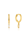 Ania Haie Glow Huggie Hoops - Gold