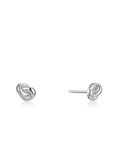 Ania Haie Silver Knot Stud Earrings