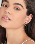 Ania Haie Silver Scattered Stars Hoop Earrings