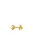 Ania Haie Gold Triple Barbell Single Earring