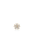 Ania Haie Gold Sparkle Flower Barbell Single Earring