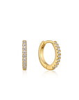 Ania Haie Gold Sparkle Huggie Hoop Earrings