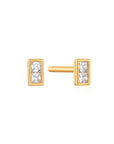 Gold Glam Mini Stud Earrings