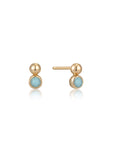 Ania Haie Gold Orb Amazonite Stud Earrings