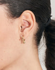 Ania Haie Gold Orb Drop Huggie Hoop Earrings