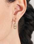 Ania Haie Gold Orb Link Drop Earrings