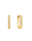 Ania Haie Gold Oval Hoop Earrings