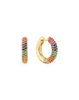 Ania Haie Gold Rainbow Huggie Hoop Earrings