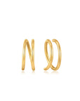 Ania Haie 14kt Gold Twist Earrings