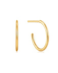 Ania Haie 14kt Gold Mini Hoop Stud Earrings